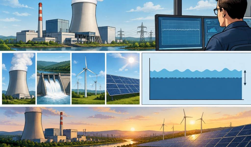 Base load : définition, rôle et solutions pour garantir une production d’énergie stable