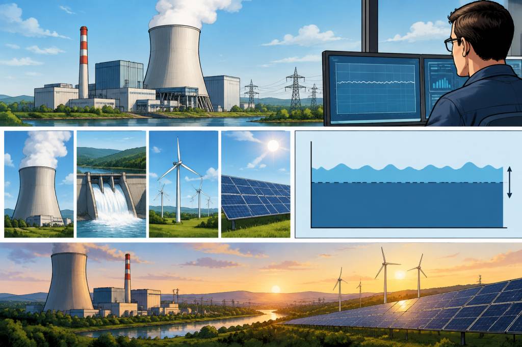Base load : définition, rôle et solutions pour garantir une production d’énergie stable